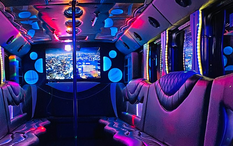 The inside of the Bemidji Part Bus.